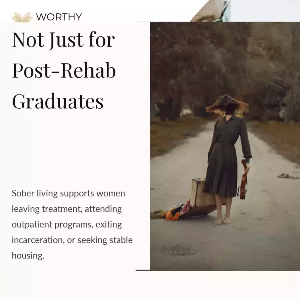 who benefits from sober living