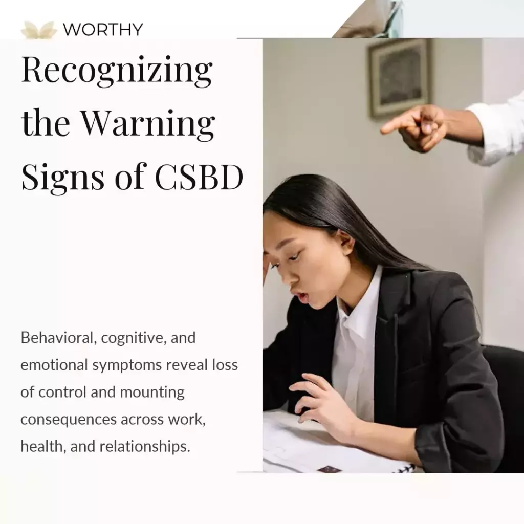signs and symptoms of sex addiction