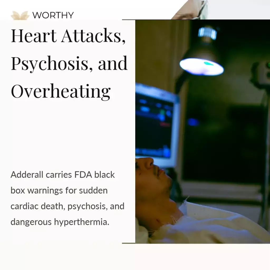 health risks of using adderall